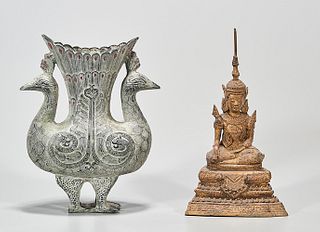 Two Southeast Asian Metal Sculptures