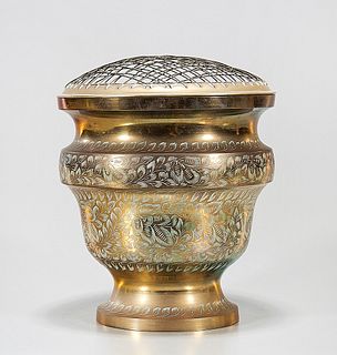 Indian Brass Covered Censer