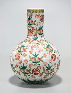 Chinese Enameled Porcelain Globular Vase