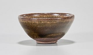 Chinese Brown Glazed Ceramic Tea Bowl