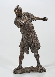Japanese Bronze Figure