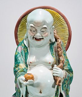 Chinese Enameled Porcelain Budhai