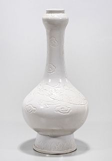 Chinese White Glazed Porcelain Vase