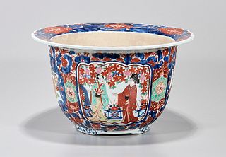 Japanese Imari-Style Porcelain Planter