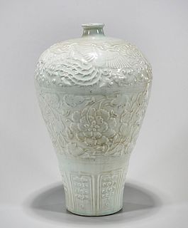 Chinese Qingbai Glazed Porcelain Vase