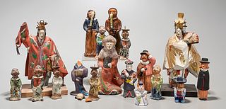 Group of Japanese Ceramic Figures