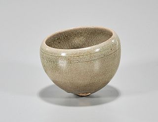 Korean Celadon Crackle Glazed Wine Cup