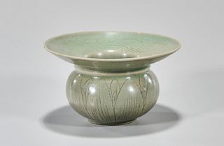 Korean Celadon Glazed Table Vessel