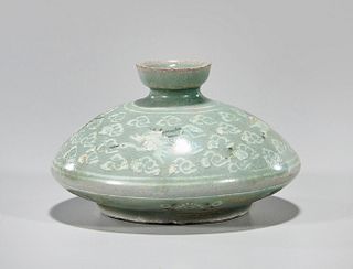 Korean Celadon Glazed Cosmetic Bottle