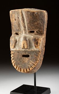 Early 20th C. Liberia Grebo Wood Mask
