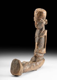 20th C. African Lobi Wood Female Bateba Bambar Figure
