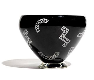 20th century Art Glass Signed Vase