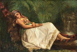 19th Century Orientalist painting on Canvas