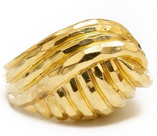 Henry Dunay 18K Gold Dome Ring