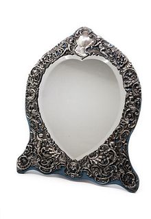 Sterling Silver Standing Dresser Mirror