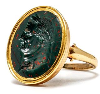 Georgian Intaglio Gold Ring Circa 1790