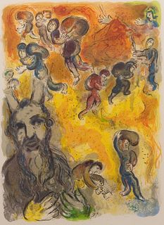 Marc Chagall Lithograph 1966