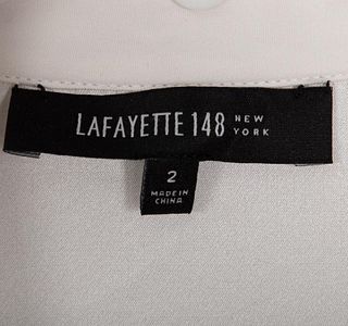 White Lafayette Button up Blouse