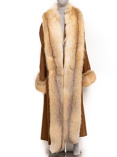 Fox Trim Labelle Womans Coat