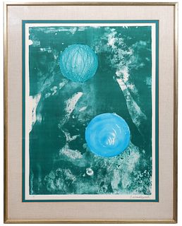 Barbara Hepworth 'Sun and Marble' Lithograph