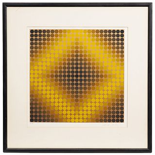 Victor Vasarely Signed Lithograph