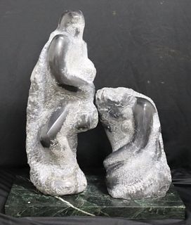 Unsigned Midcentury Marble Sculpture