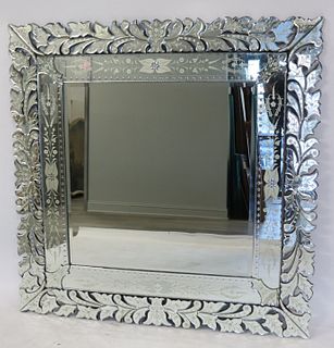 Large and Impressive  Venetian Mirror