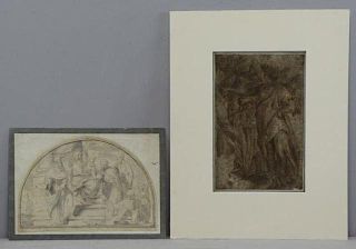 Two Old Master Ink Drawings on Paper.