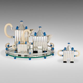 Michael Graves, Piazza four-piece tea and coffee service with tray