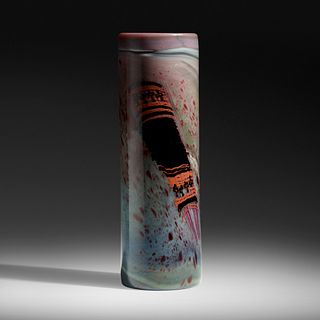 Dale Chihuly, Early Navajo Blanket Cylinder