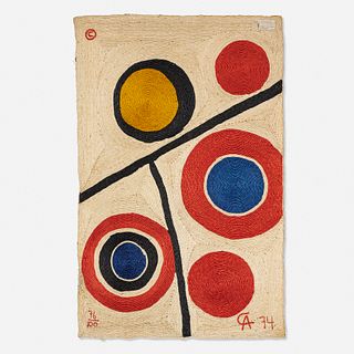 After Alexander Calder, Floating Circles tapestry