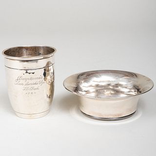 Danish Silver Cup and Bowl