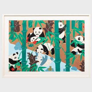 Chinese Contemporary School: Pandas