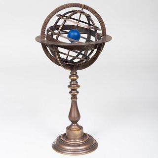 Metal and Brass Armillary Sphere