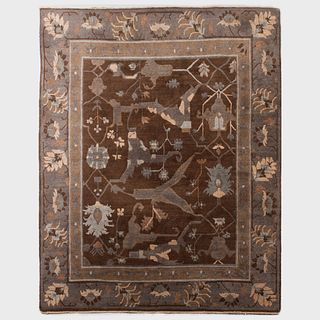 Tibetan Style Carpet, of Recent Manufacture