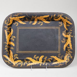 Small English Painted Tôle Tray