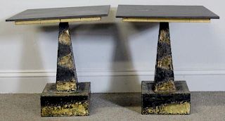 Pair of Paul Evans for Directional Side Tables.