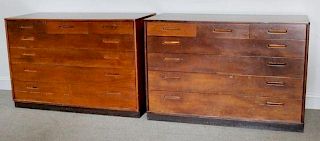Early Pair of Edward Wormley for Dunbar Chests.