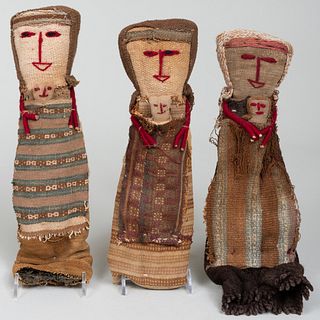 Set of Three Dolls, Probably Peruvian