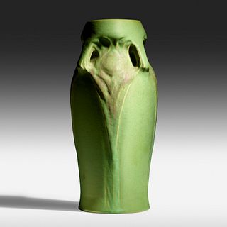 Artus Van Briggle for Van Briggle Pottery, Early vase with tulips