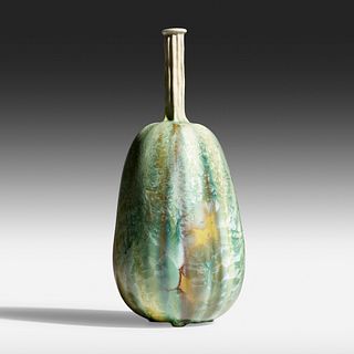 Taxile Doat likely for University City, Exceptional and Rare gourd vase