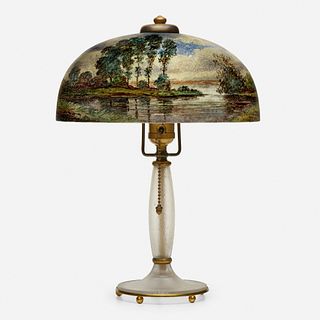 Handel, Boudoir lamp with landscape