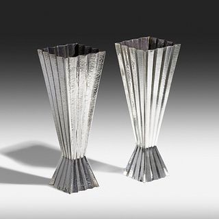 Josef Hoffmann, Vases, pair