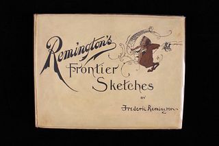 1898 1st Ed. Remington's Frontier Sketches