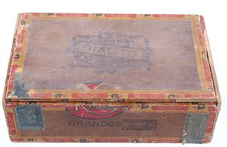 Original Rialto Butte Montana Cigar Box C. 1917