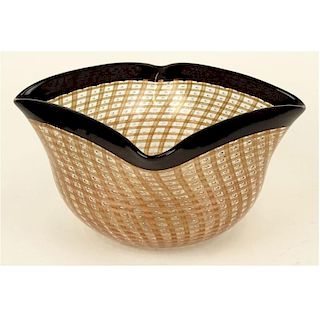 Vintage Venini Art Glass Bowl.