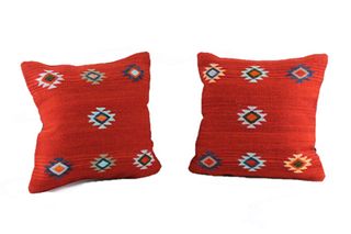 Triquis Medallion Wool Set of Pillows A. Gutierrez