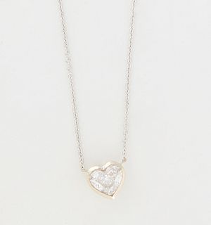 14k diamond necklace