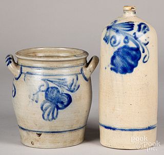 German stoneware crock and jug