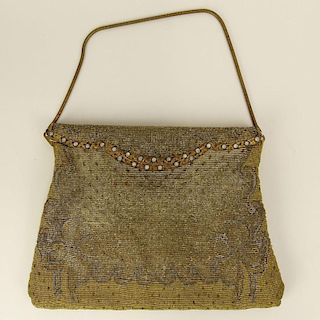 Vintage French Beaded Purse.